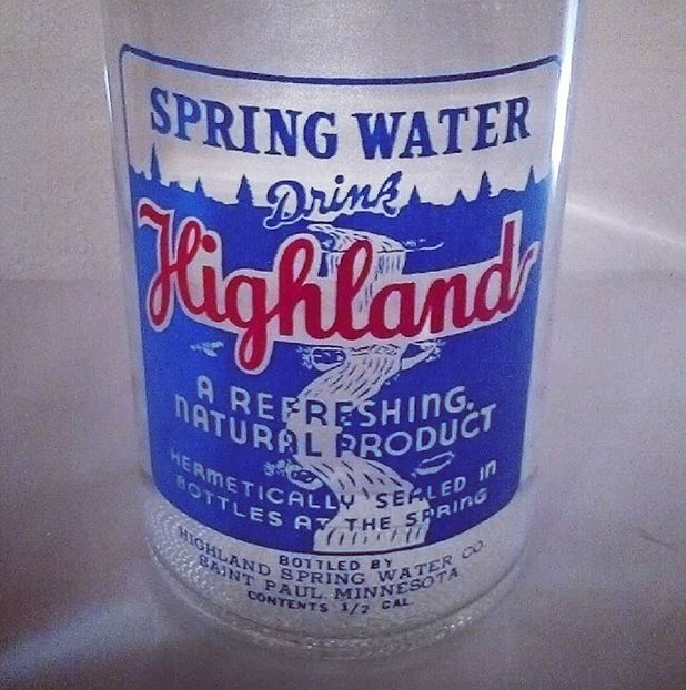 Hydrology Spring Water Bottle Blue