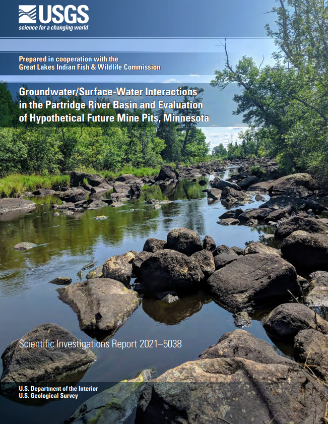 USGS Publishes Partridge River Basin Model