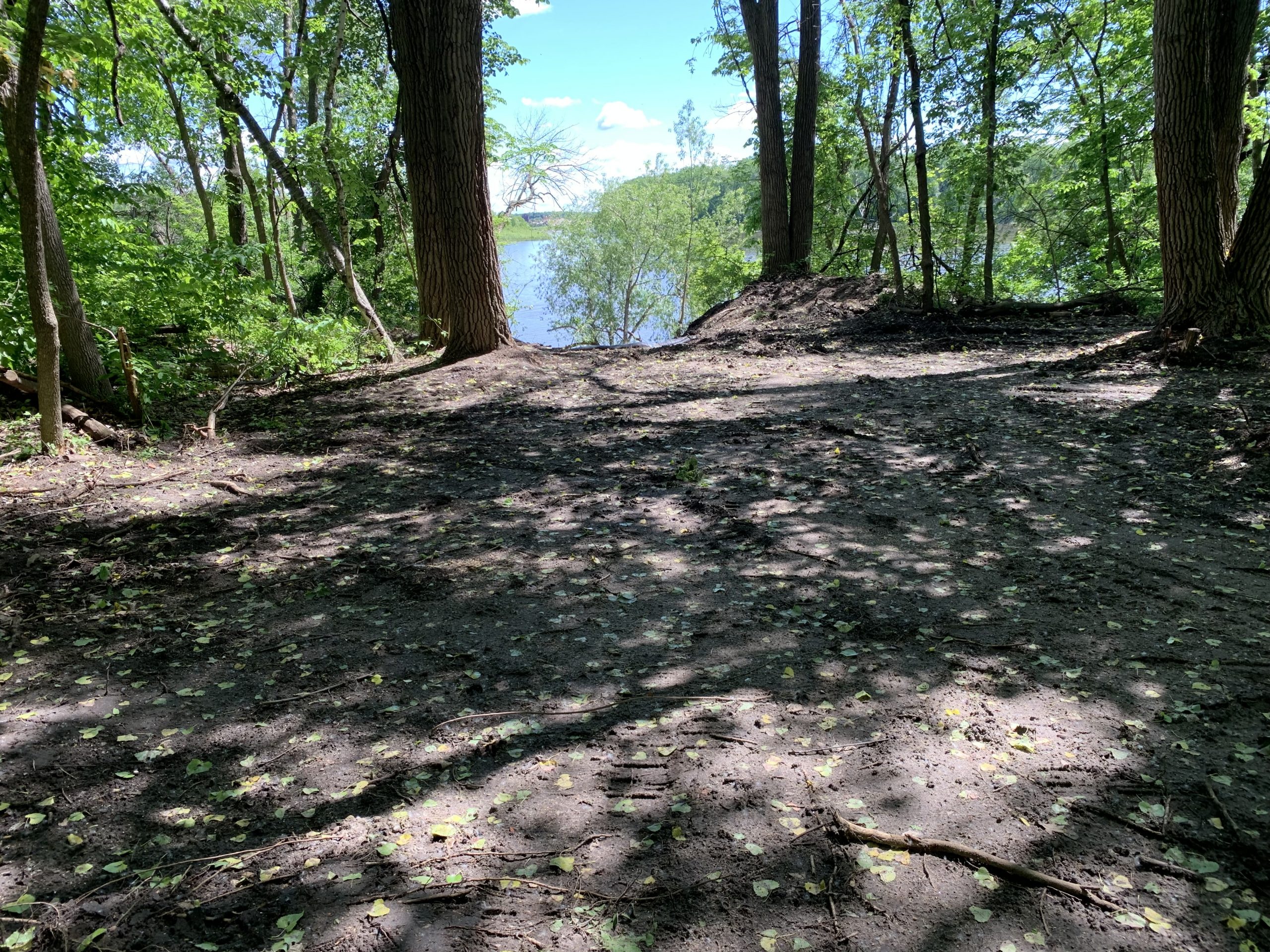 Photo of the Ranney well site after the well was sealed and the site restored.